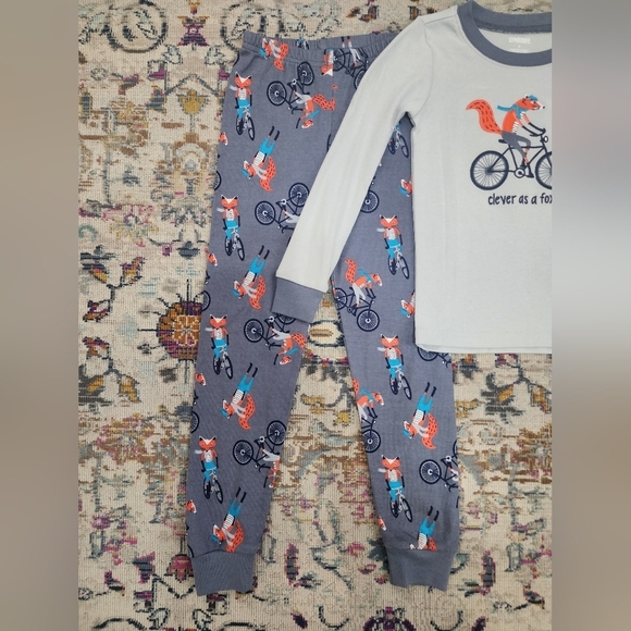 Gymboree, Fox, Pajamas Set, Long Sleeves, sz 5 - Picture 4 of 10